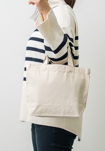 キャンバストート(横型/中)(ナチュラル)
