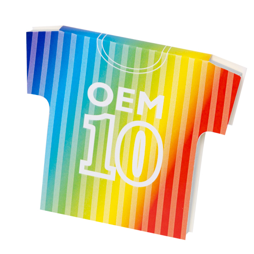 【印刷必須】カスタムメイドTシャツ型ふせん