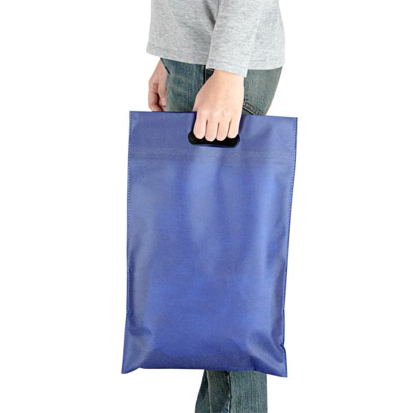 不織布バッグ(小判抜き)(ネイビー)