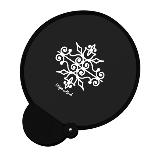 フォールディングファン(カラーズ)(在庫品)(ブラック)