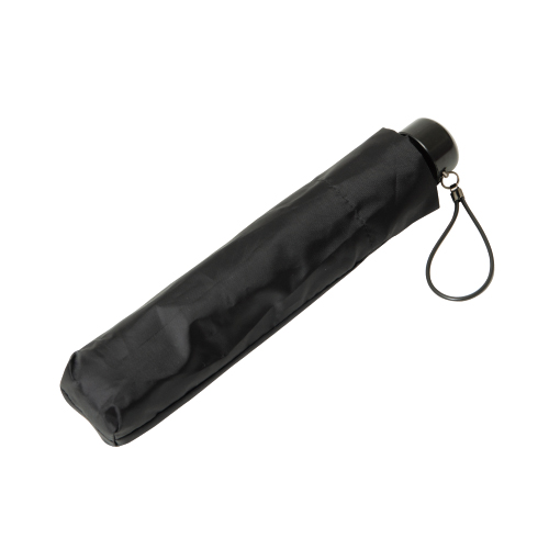 折りたたみ傘(55cm×6本骨耐風仕様)(黒)