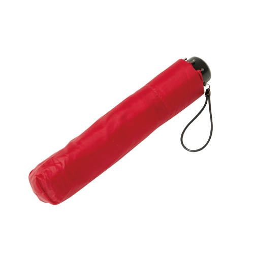 折りたたみ傘(55cm×6本骨耐風仕様)(レッド)