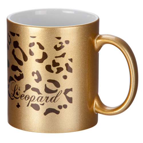 フルカラー転写対応陶器マグカップ(320ml)(ゴールド)