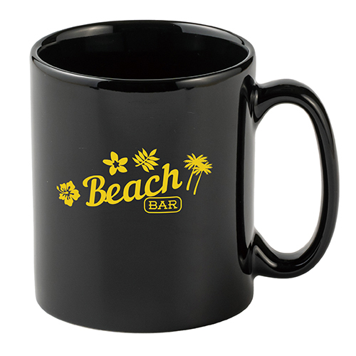 マグカップ・ストレートタイプ大(300ml)(黒)