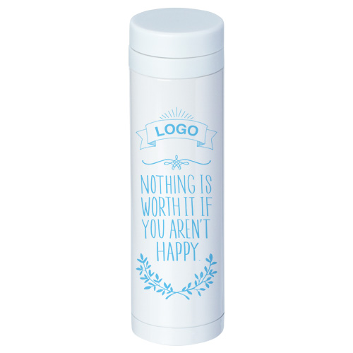 スリムステンレスサーモ(マット)(270ml)(黒)