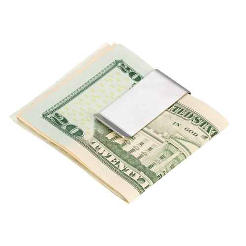 ステンレスマネークリップ(シルバー)