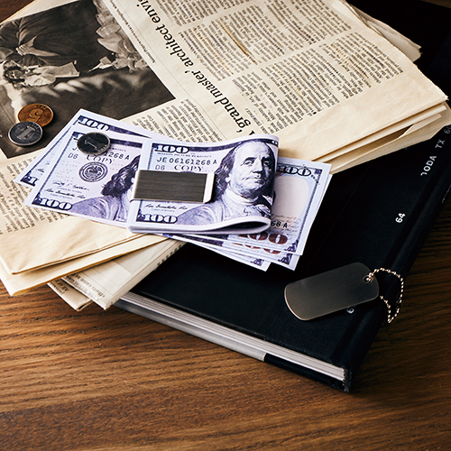 ステンレスマネークリップ(シルバー)