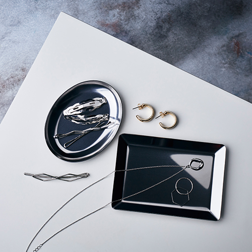 ステンレススクエアトレー(シルバー)