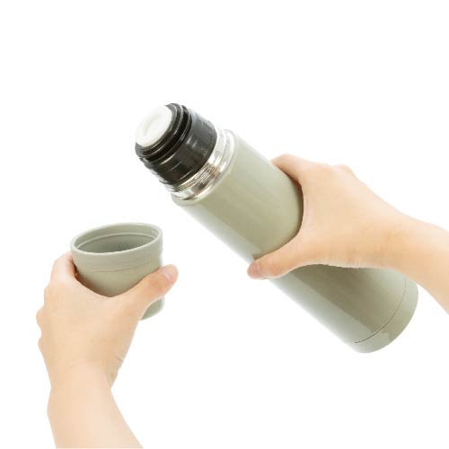 ステンレスボトル(480ml)(グレー)