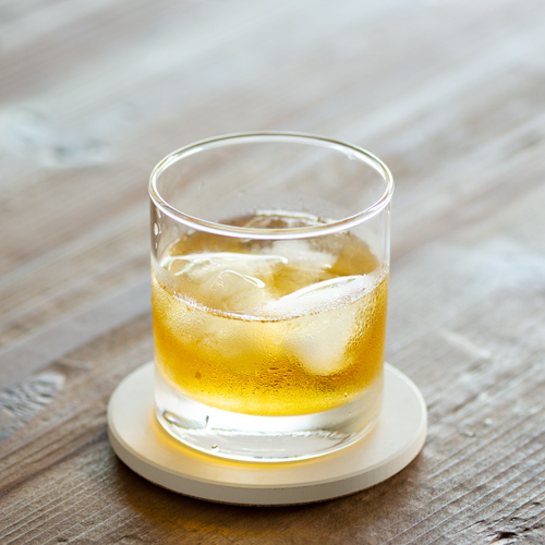 白雲石コースター(丸型)(白)