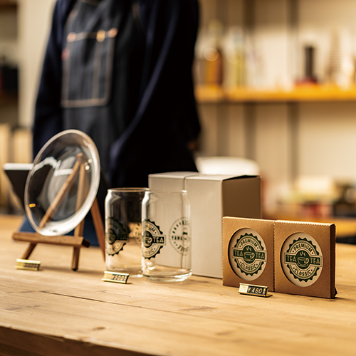 白雲石コースター(丸型)(白)