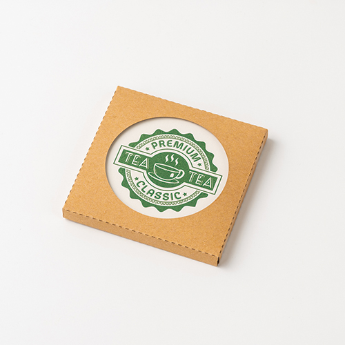 白雲石コースター(角型)(白)