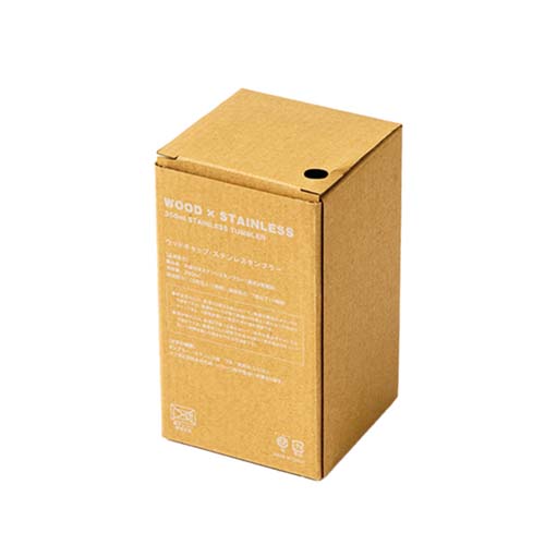 ウッドキャップステンレスタンブラー(350ml)(黒)