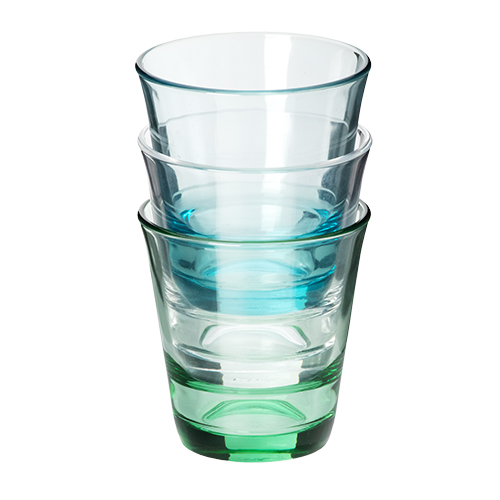 スタッキンググラス(210ml)(シルバーグレー)