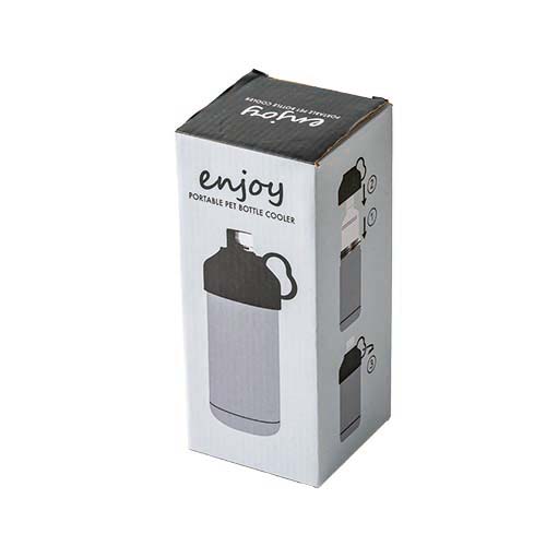 ステンレスペットボトルクーラー(グレー)