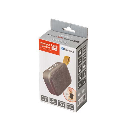 Bluetoothワイヤレスミニスピーカー(黒)