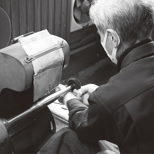 槌目デザートスプーン・デザートフォークセット (シルバー)