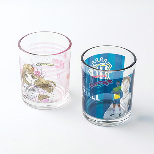 フルカラー印刷対応グラス(200ml)クリア