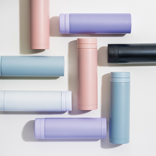 スリムステンレスサーモ(マット)(270ml)(サーモンピンク)