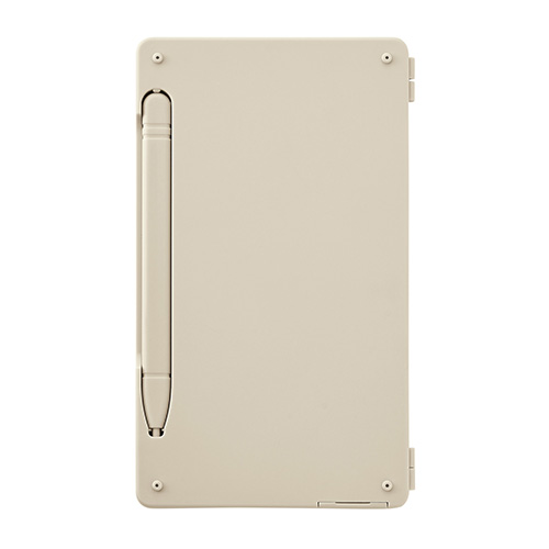 電卓付き電子メモ(4.4インチ)(グレージュ)