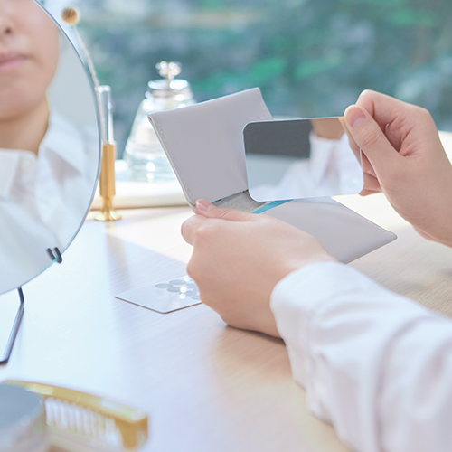 カードミラー(白)