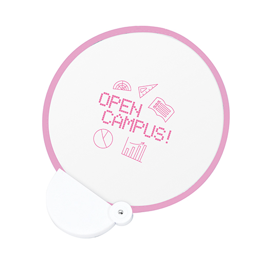 フォールディングファン(在庫品)(ピンク)