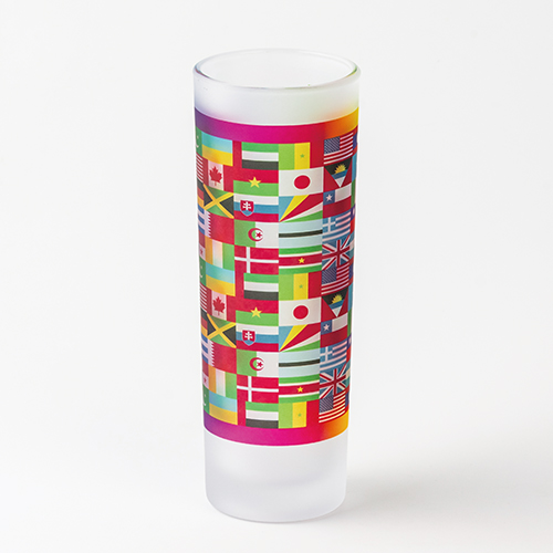 フルカラー印刷対応グラス(270ml)フロスト