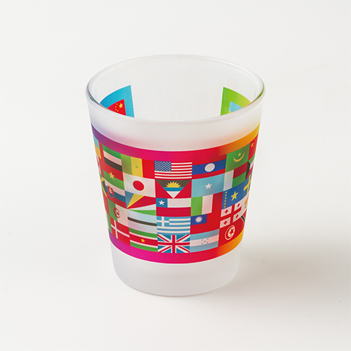 フルカラー印刷対応グラス(330ml)フロスト