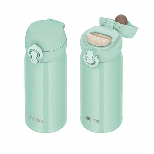 サーモス ワンタッチ真空断熱ケータイマグ(350ml)(アイスグリーン)(JNL-S350)