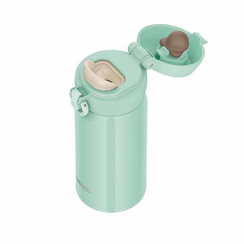 サーモス ワンタッチ真空断熱ケータイマグ(350ml)(アイスグリーン)(JNL-S350)