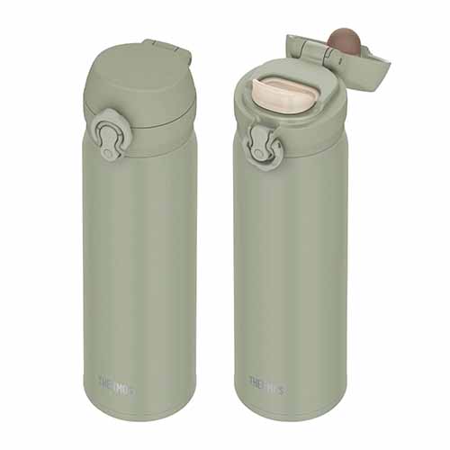 サーモス ワンタッチ真空断熱ケータイマグ(500ml)(オリーブグリーン)(JNL-S500)