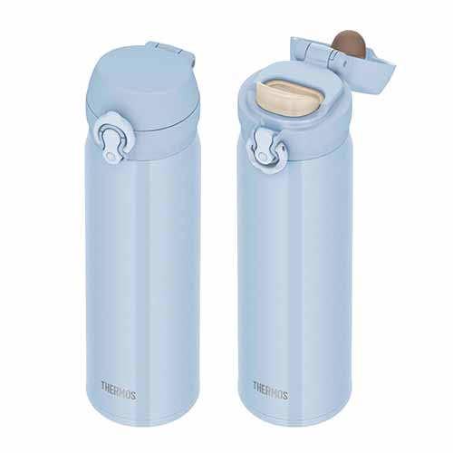 サーモス ワンタッチ真空断熱ケータイマグ(500ml)(アイスブルー)(JNL-S500)