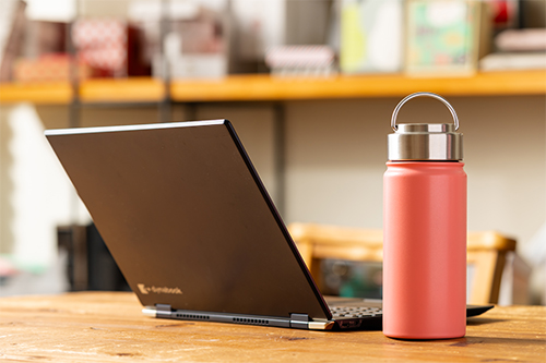 ステンレスボトル(500ml)(オレンジ)