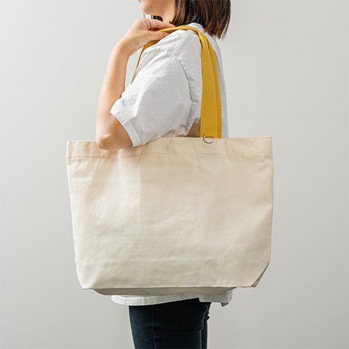 カラフルハンドルトート(イエロー)