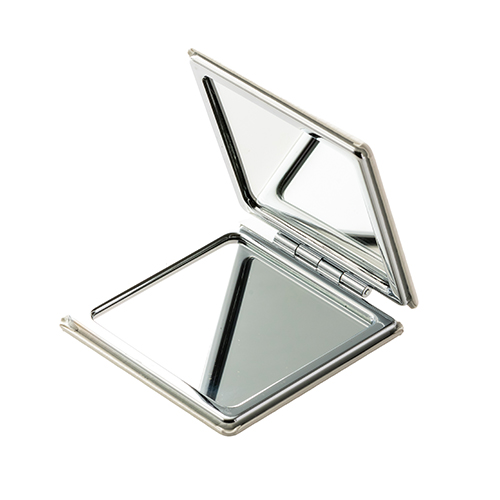 角コンパクトミラー(白)