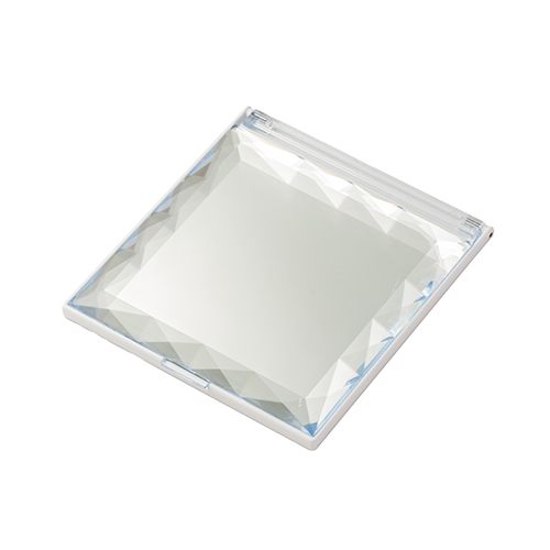 ジュエリーコンパクトミラー(白)