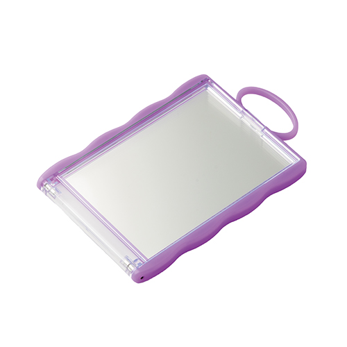 カードホルダーコンパクトミラー(パープル)