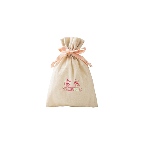 ラッピング巾着S(ナチュラル)※100個〜注文可能