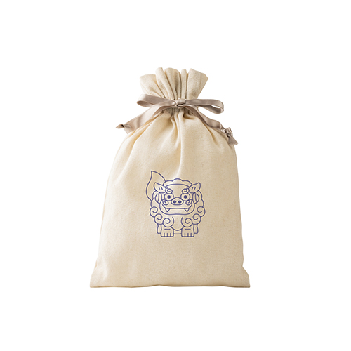 ラッピング巾着M(ナチュラル)※100個〜注文可能