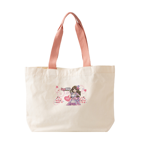 カラフルハンドルトート(ピンク)