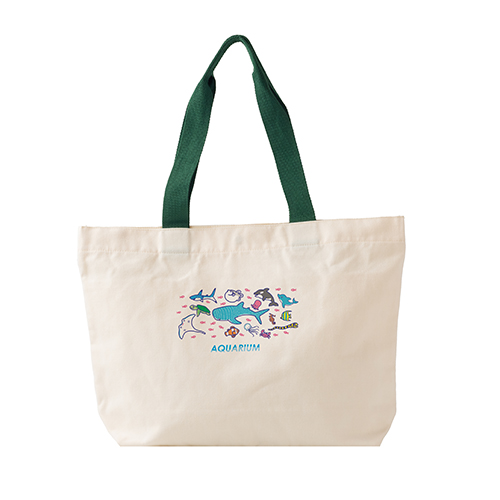 カラフルハンドルトート(グリーン)