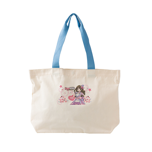 カラフルハンドルトート(ライトブルー)