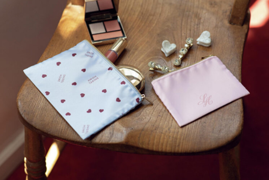 サテンポーチ2点セット