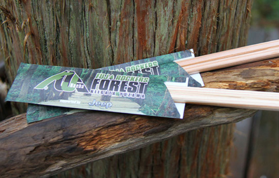 間伐材でできた割りばし
