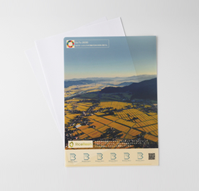 SDGsに貢献するお米を使ったノベルティ|クリアファイル