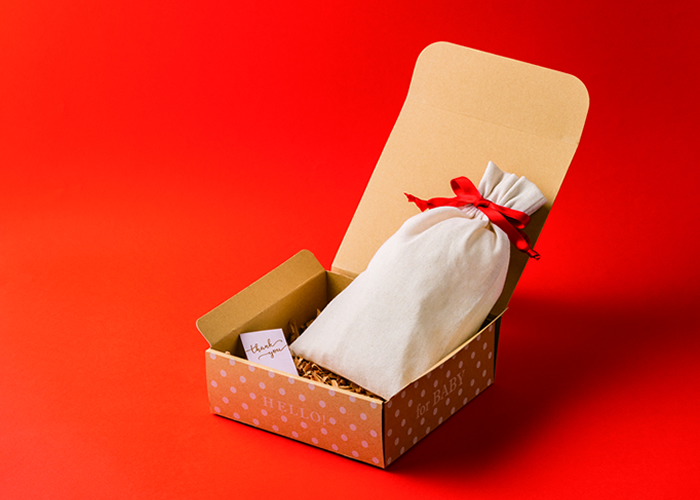 バレンタインに向けて、ラッピング巾着がオススメです！